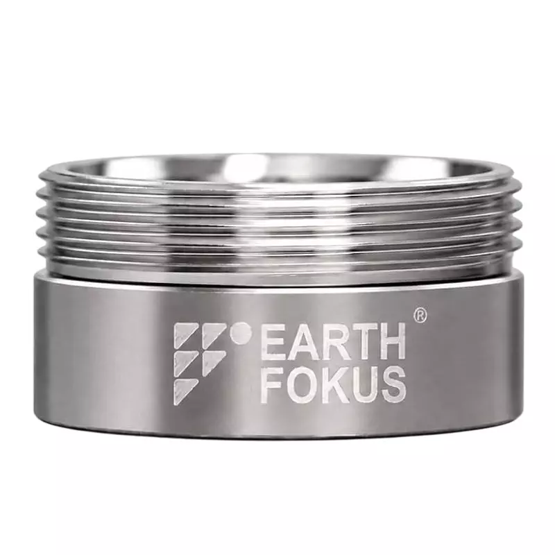 EARTH FOKUS Anti-Theft Housing Adapter Aerator Male Thread Polished Stainless Steel for 22 & 24 mm Tap Fitting, WF-HS-M-AT-P2 (Pack of 2 Pcs)