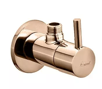 Aquieen Flora Brass Silver Angle Valve Each of 1 Piece