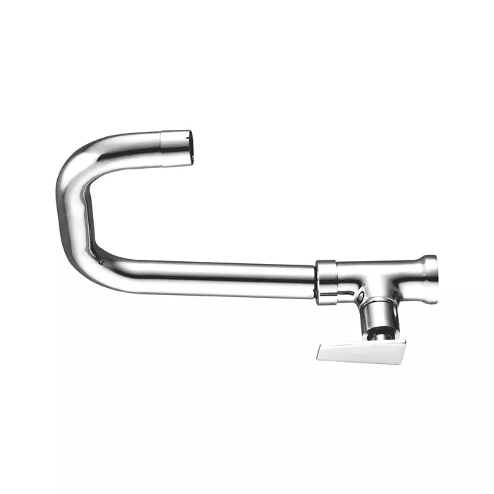Cloud Brass Chrome Finish Deck Mount Swan Neck Tap, CL-SWN