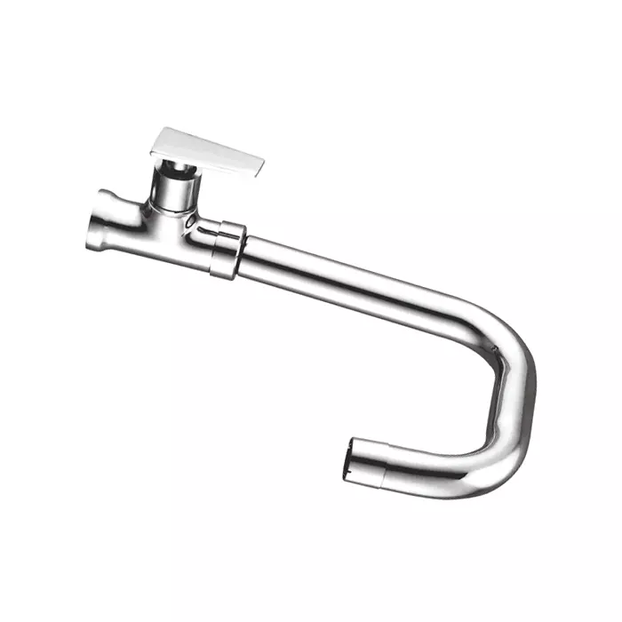 Cloud Brass Chrome Finish Deck Mount Swan Neck Tap, CL-SWN