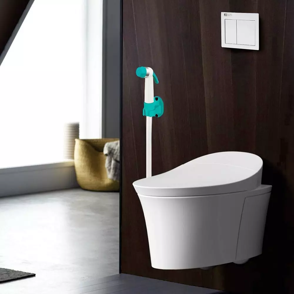 Sparsh Pearl 2 in 1 Health Faucet with 1 m Pipe Plastic Glossy Finish, HF-1251