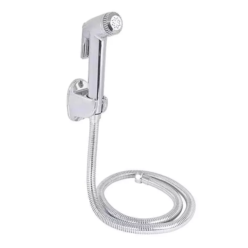 Somany Health Faucet with Tube and Hook Optimus Series ABS Body Chrome Finish Silver Color, 272150680421