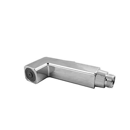 ELEGANT CASA Health Faucet (Handheld Bidet) Ludo Type ABS Body & Stainless Steel 1 m Hose Chrome Finish