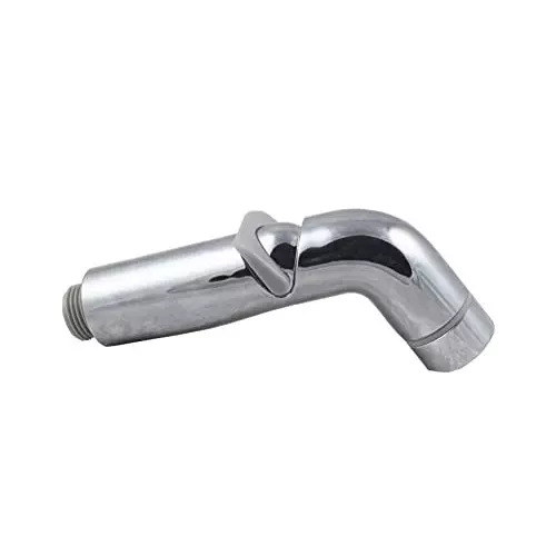 ELEGANT CASA Health Faucet (Handheld Bidet) Lever Round Type ABS Body & Stainless Steel 1 m Hose Chrome Finish