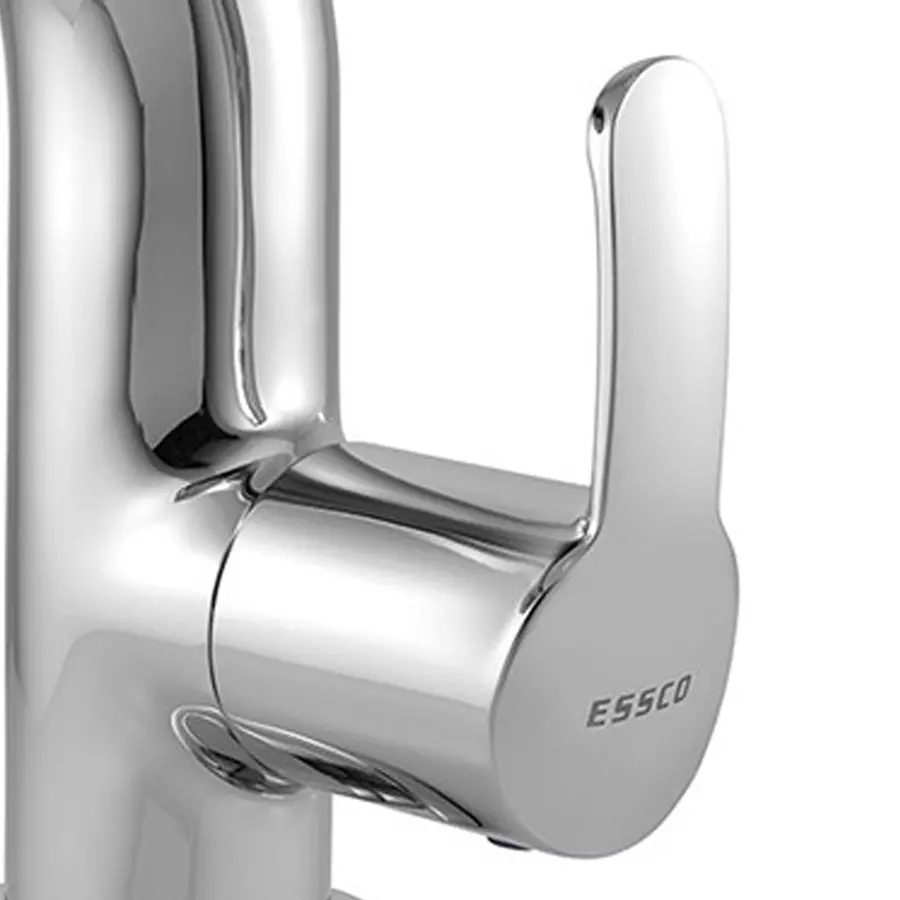Essco by Jaquar COS-CHR-103127 Stainless Steel Silver Chrome Finish Swan Neck Tap