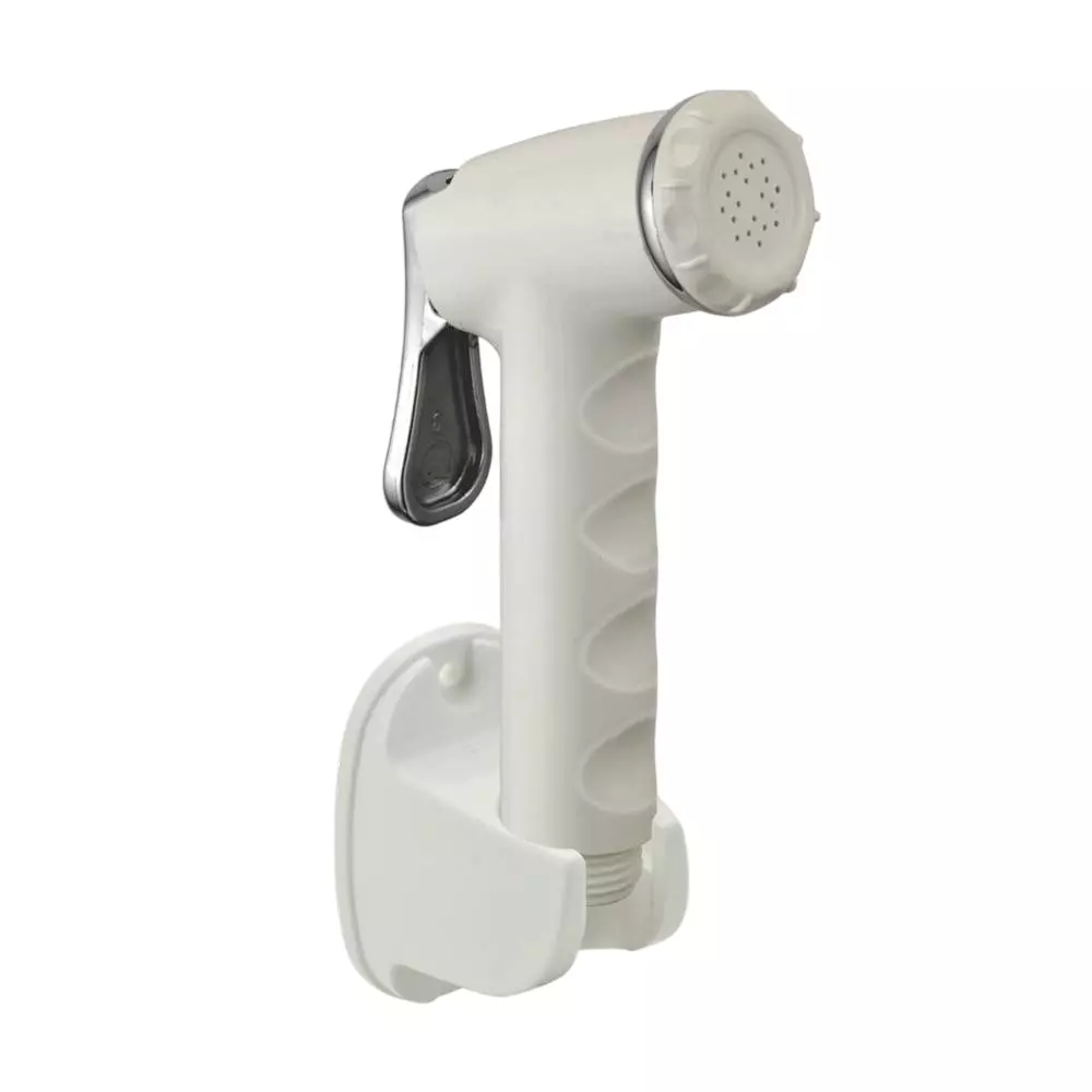 Sparsh Pearl Health Faucet with Hook Premium ABS Glossy Finish, HF-142/Ivory