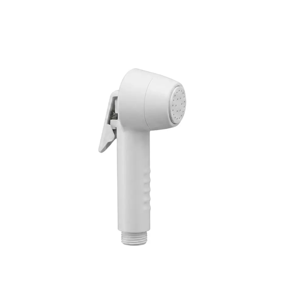 PLUMBER Ecoline Series Venusta White Bidet Spray With Antilime Jets Wall Mounted ABS Body in Matte Finish, EST-0505W