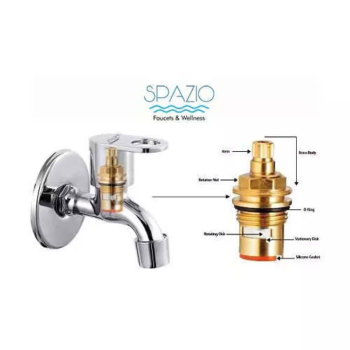 Sonaika AngleCockMarc6 17x13x5 cm Wall Mounted 0.5 Kg Angle Cock Faucet (Pack of 6 Piece)