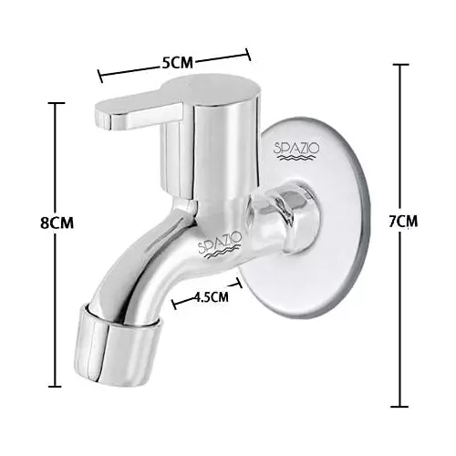 Sonaika Trngle-IN 12x10x5 cm Wall Mounted 0.3 Kg Angle Valve Cock (Pack of 1 Piece)