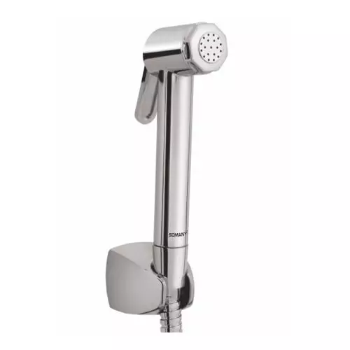 Somany Health Faucet with Tube and Hook CP Series ABS Body Chrome Finish Silver Color, 272150680021