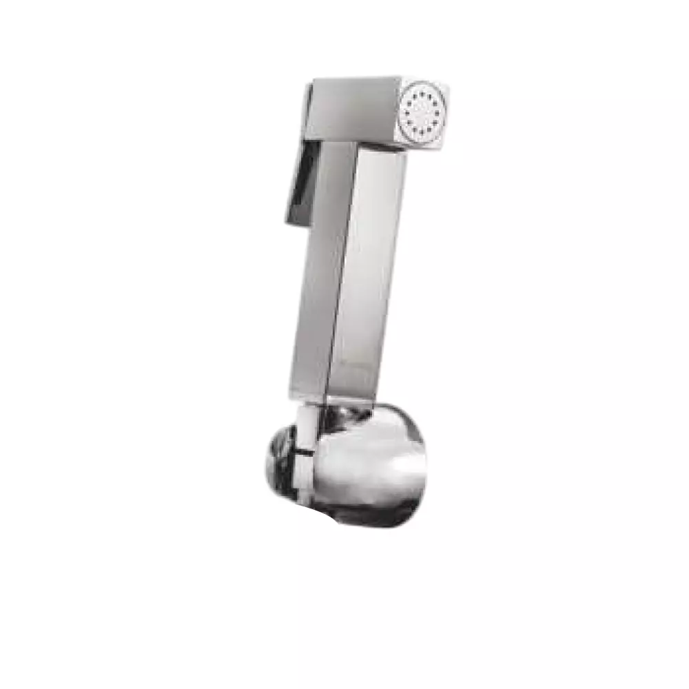 PLUMBER Square Series Bidet Spray Medium Full Brass Chrome Plated without Tube & Holder, CRS-1904MW