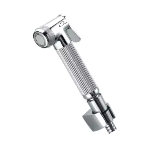 CASLLA Health Faucet Brass Chrome Finish with 1 m Tube & Hook, HF-CHR-201BR