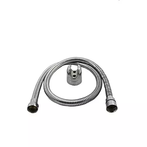 ELEGANT CASA Health Faucet (Handheld Bidet) Brass Jaquar Type ABS Body & Stainless Steel 1.5 m Hose Chrome Finish