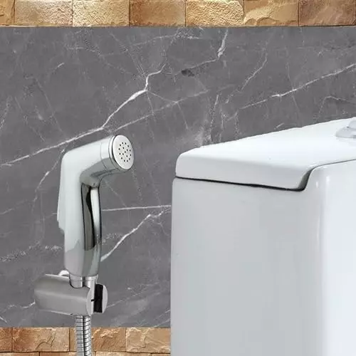 ELEGANT CASA Health Faucet (Handheld Bidet) Gun Brezza Type Stainless Steel Chrome Finish