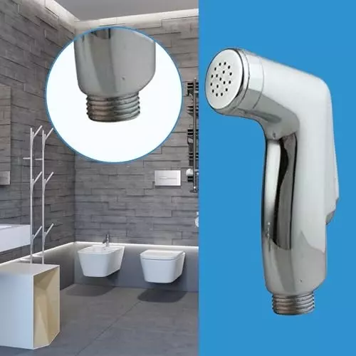 ELEGANT CASA Health Faucet (Handheld Bidet) Gun Brezza Type Stainless Steel Chrome Finish