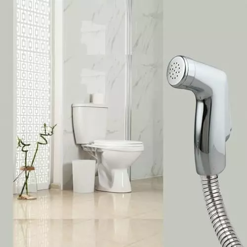 ELEGANT CASA Health Faucet (Handheld Bidet) Gun Brezza Type Stainless Steel Chrome Finish