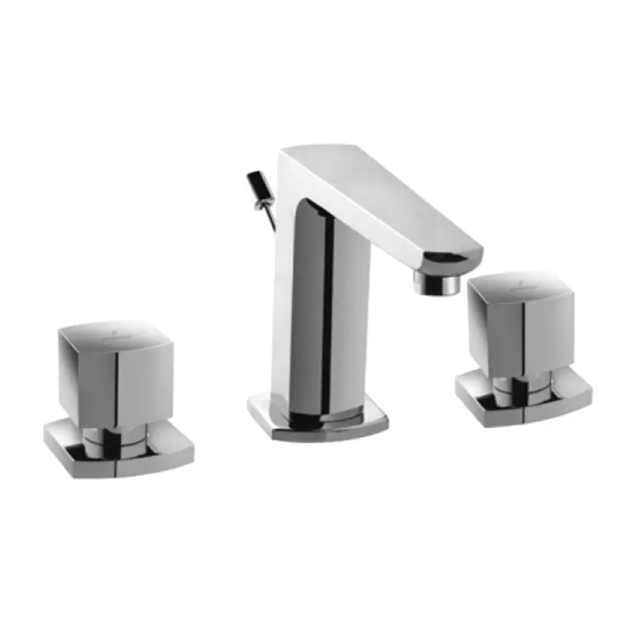 Jaquar 3-Hole Chrome Finish Basin Mixer with 15 mm Cartridge