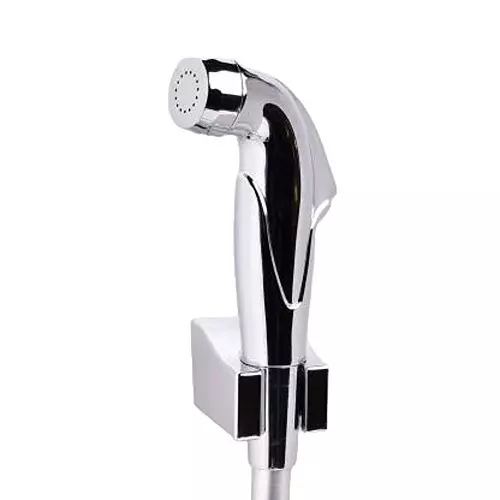 D&B BATHWARE ABS Chrome Finish Health Faucet with 1 m Hose and Holder, DB-TLTHF6614