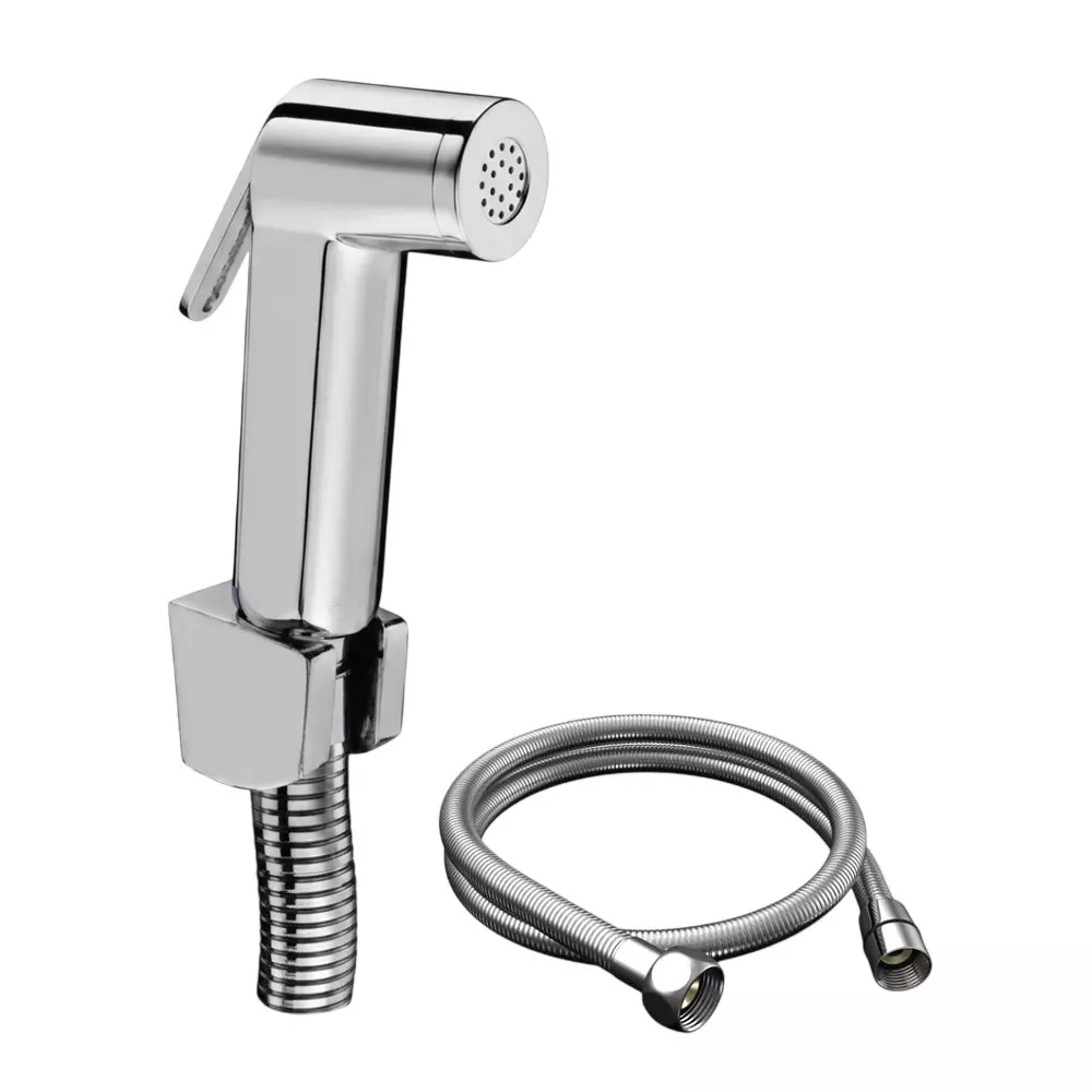 RN Health Faucet Chrome Plated ABS Silver with 1.5 m Shower Hose & Holder (Article No. 5522)