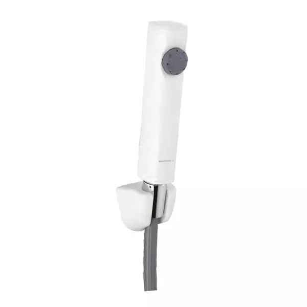 Somany Health Faucet with Tube and Hook Breeza Series ABS Body Matte Finish White Color, 272150680381