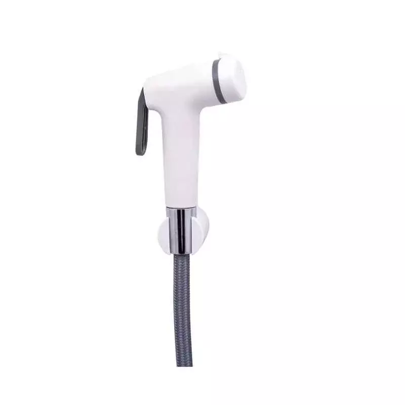 Somany Health Faucet with Nylon Tube and Hook Stella Series ABS Body Matte Finish White Color, 272150680331