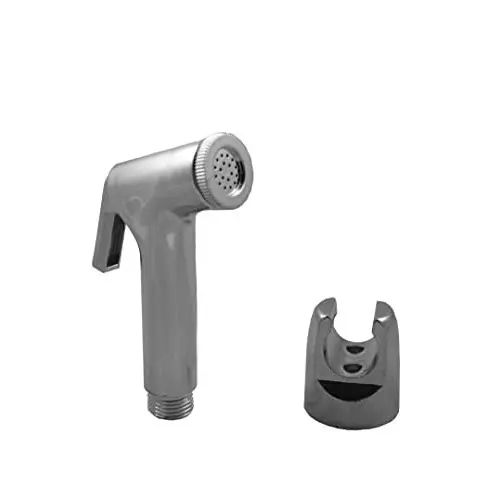 ELEGANT CASA Health Faucet (Handheld Bidet) Conti Type ABS Body & Stainless Steel 1 m Hose Chrome Finish