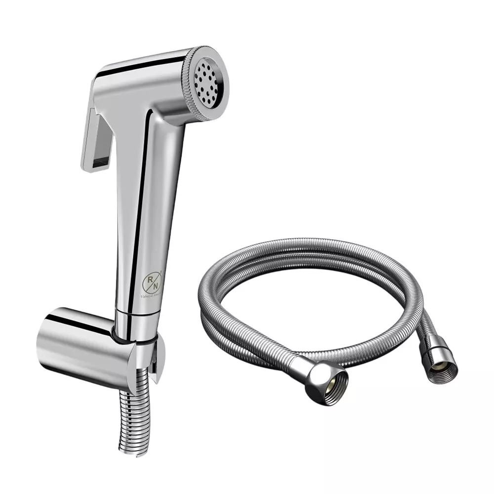 RN Health Faucet Chrome Plated ABS Silver with 1.5 m Shower Hose & Holder, RNHF5501SS