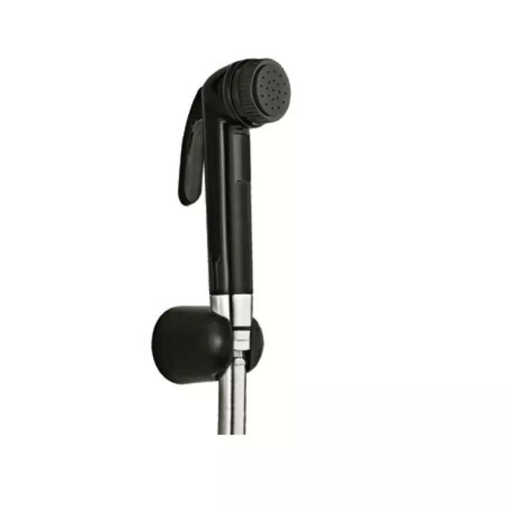 Essco by Jaquar Health Faucet ABS Body with 1 m Long Easy Flex Tube & Wall Hook, ALE-BLK-585