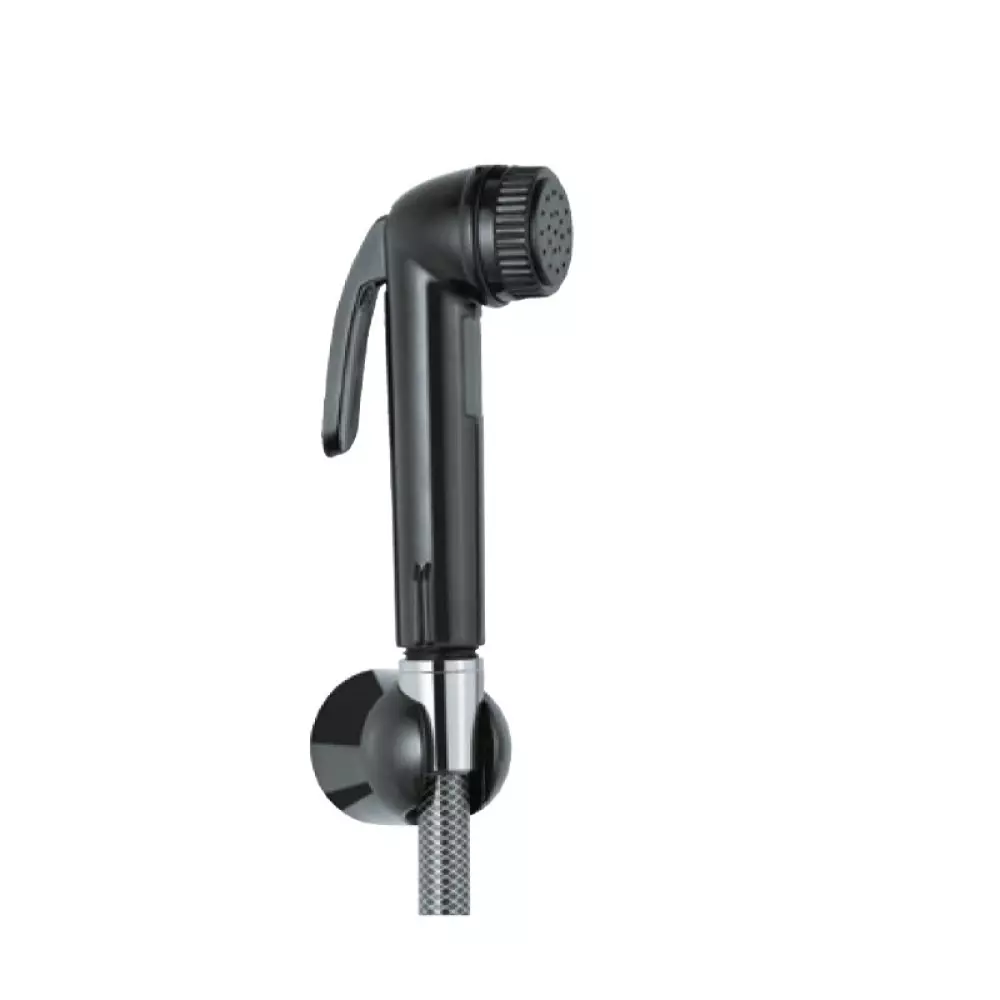 Essco by Jaquar Health Faucet ABS Body with 1.2 m Long PVC Tube & Wall Hook, ALE-BLK-583