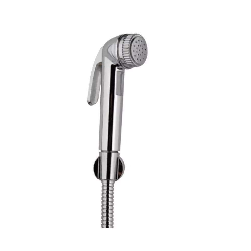 Essco by Jaquar Health Faucet ABS Body with 8 mm Diameter & 1 m Long Flexible Tube & Wall Hook, ALE-CHR-593