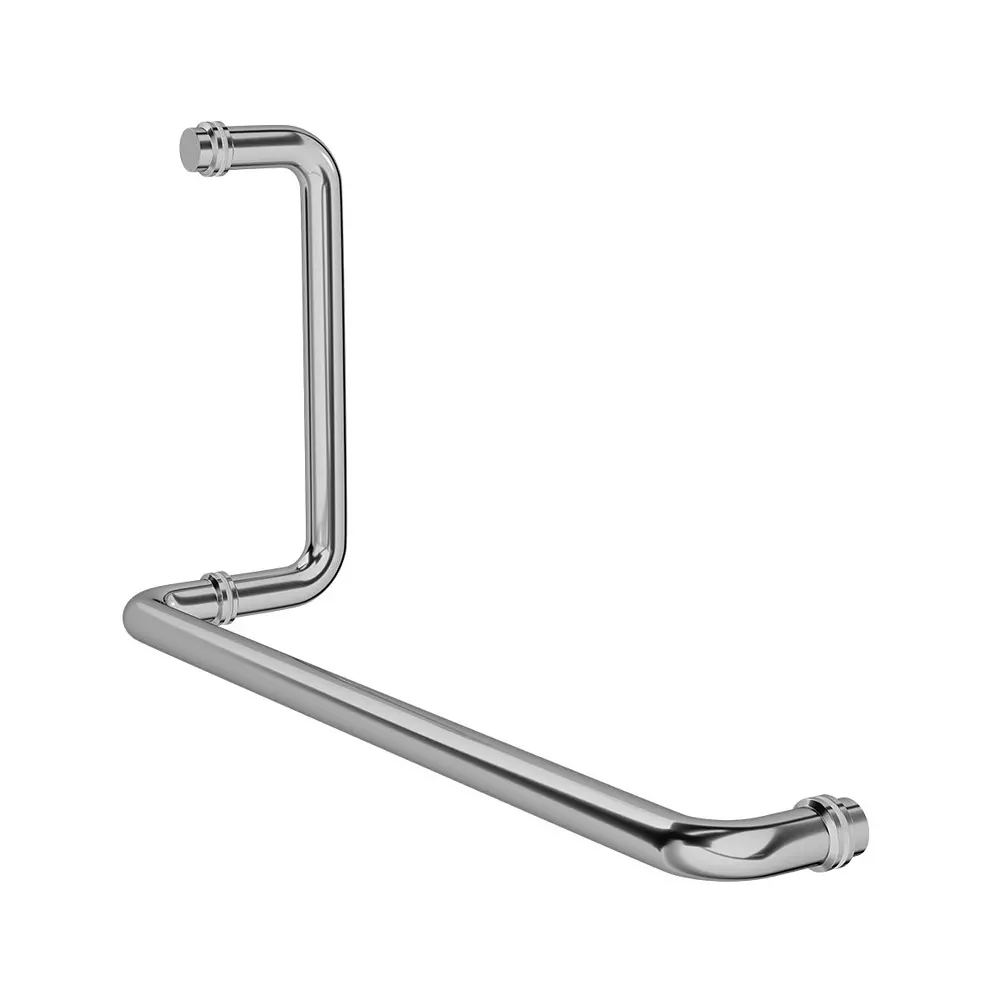 AIDO XL-C Hudroflow X-Series Towel Rod with Handle 458x205x19 mm Polish Chrome, XL-C 5015A