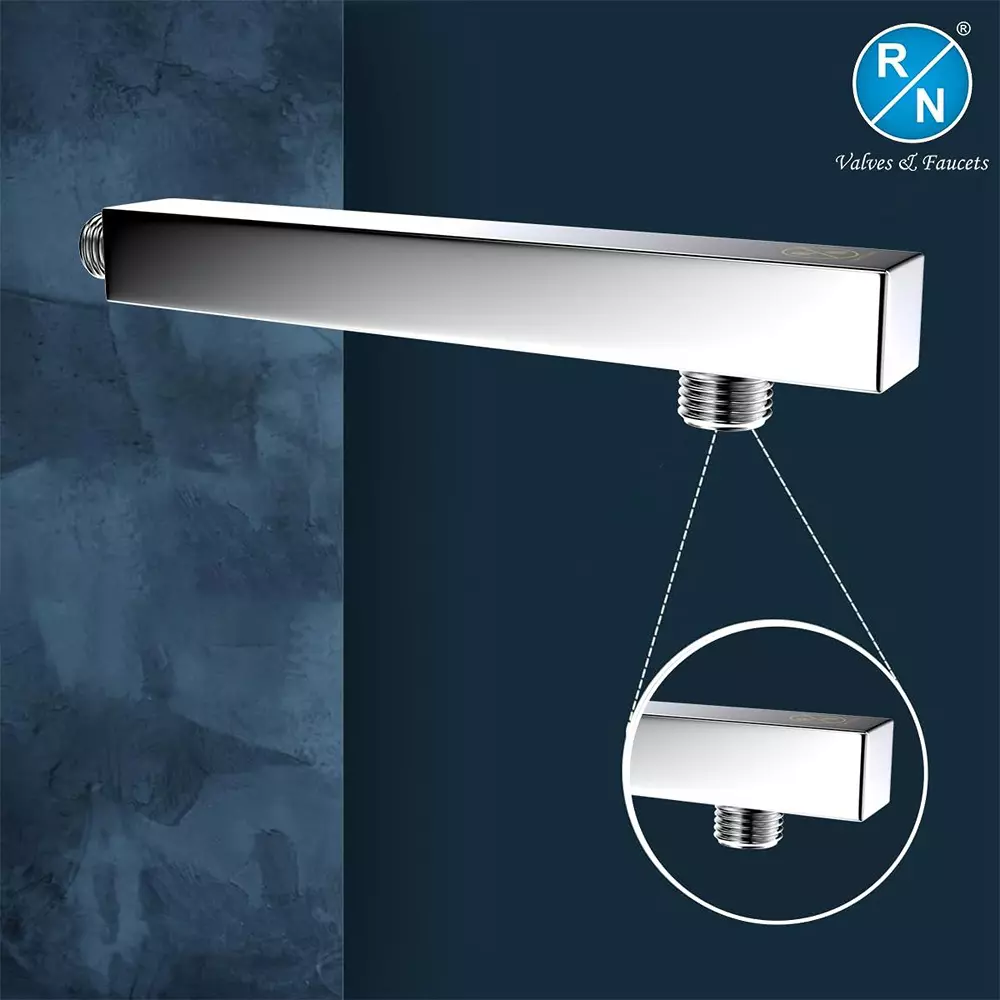 rn-shower-arm-chrome-plated-square-stainless-steel-silver-6096-cm-24-inch-rn202a0624-pack-of-60-pcs