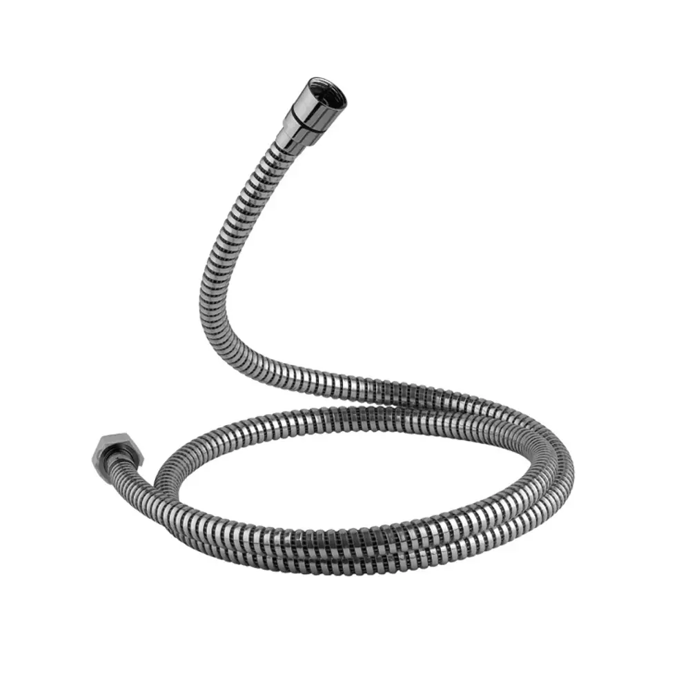 Essco by Jaquar Spirochrome Flex Tube 8 mm Diameter & 1.5 m Long with Nuts, SAE-547D8