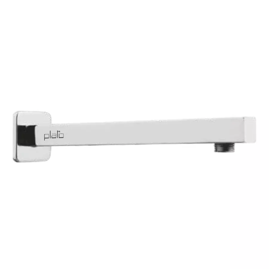 PLATO LAVANYA Series Cube Shower Arm Steel 525 mm Silver with Flange, 7119A
