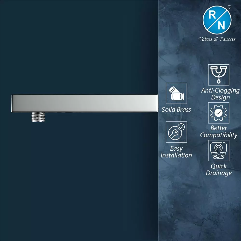 rn-shower-arm-chrome-plated-square-stainless-steel-silver-2286-cm-9-inch-rn202a0609-pack-of-150-pcs