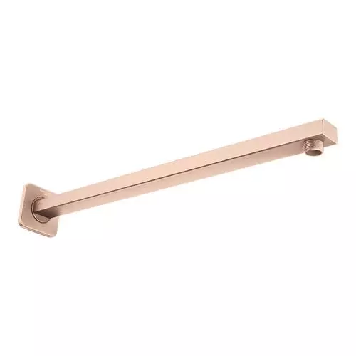 Somany Shower Arm French Collection Rose Gold Finish Metal Body Wall Mount, 272221360011