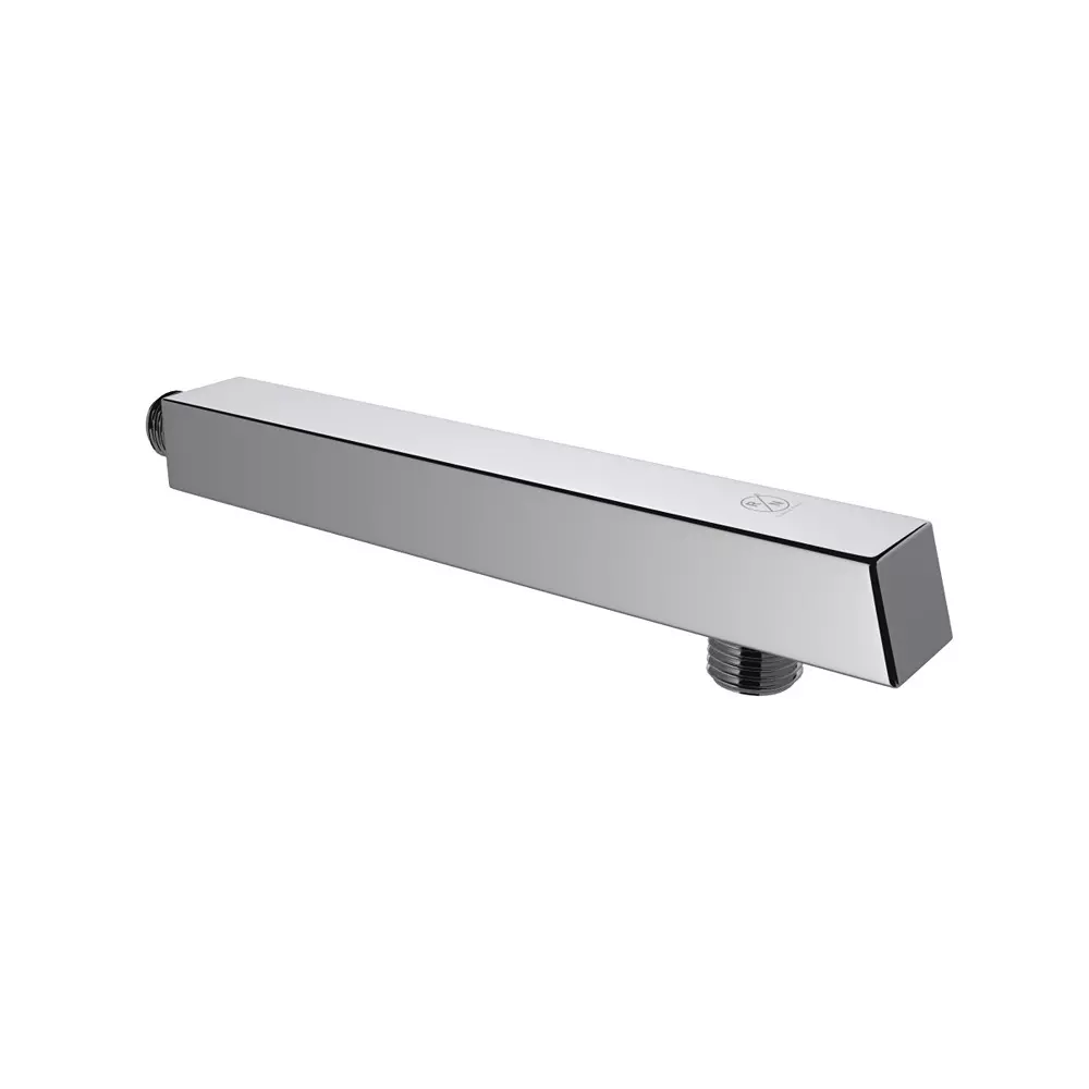 RN Shower Arm Chrome Plated Square Stainless Steel Silver 30.48 cm (12 inch), RN202A0612 (Pack of 100 Pcs)