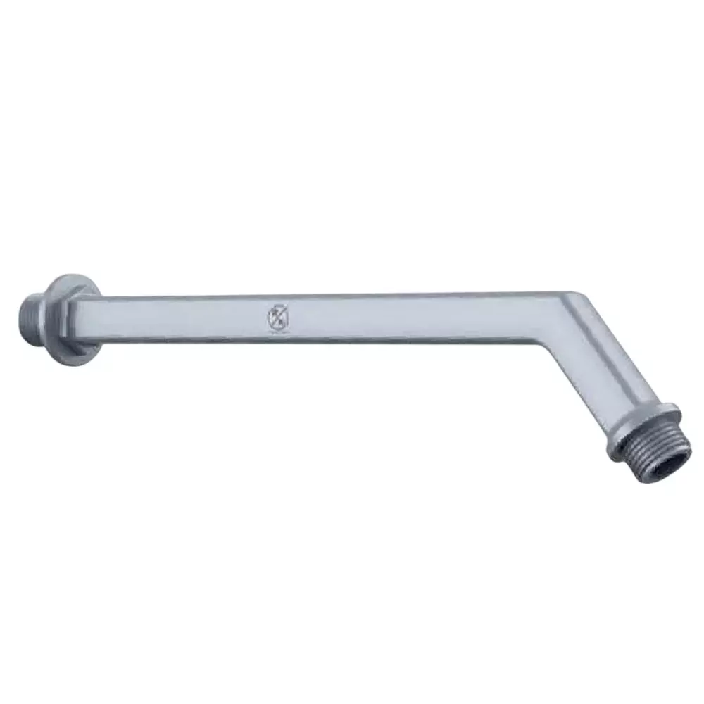RN Shower Arm Metallic Grey ABS/PTMT 305 mm (12 inch) Length, RNARM08B01
