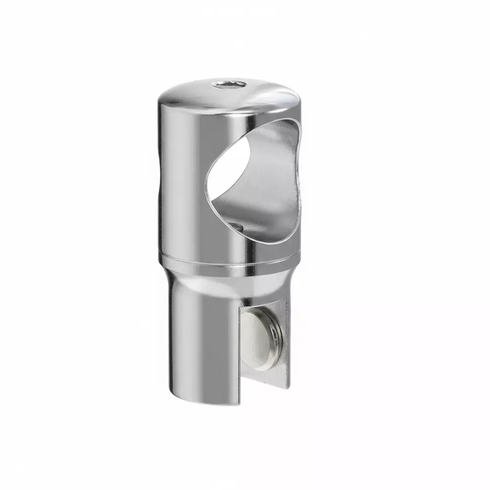 AIDO XL-C Hudroflow X-Series SSH Support Bar Glass Clamp SS Polished, XL-C 5127