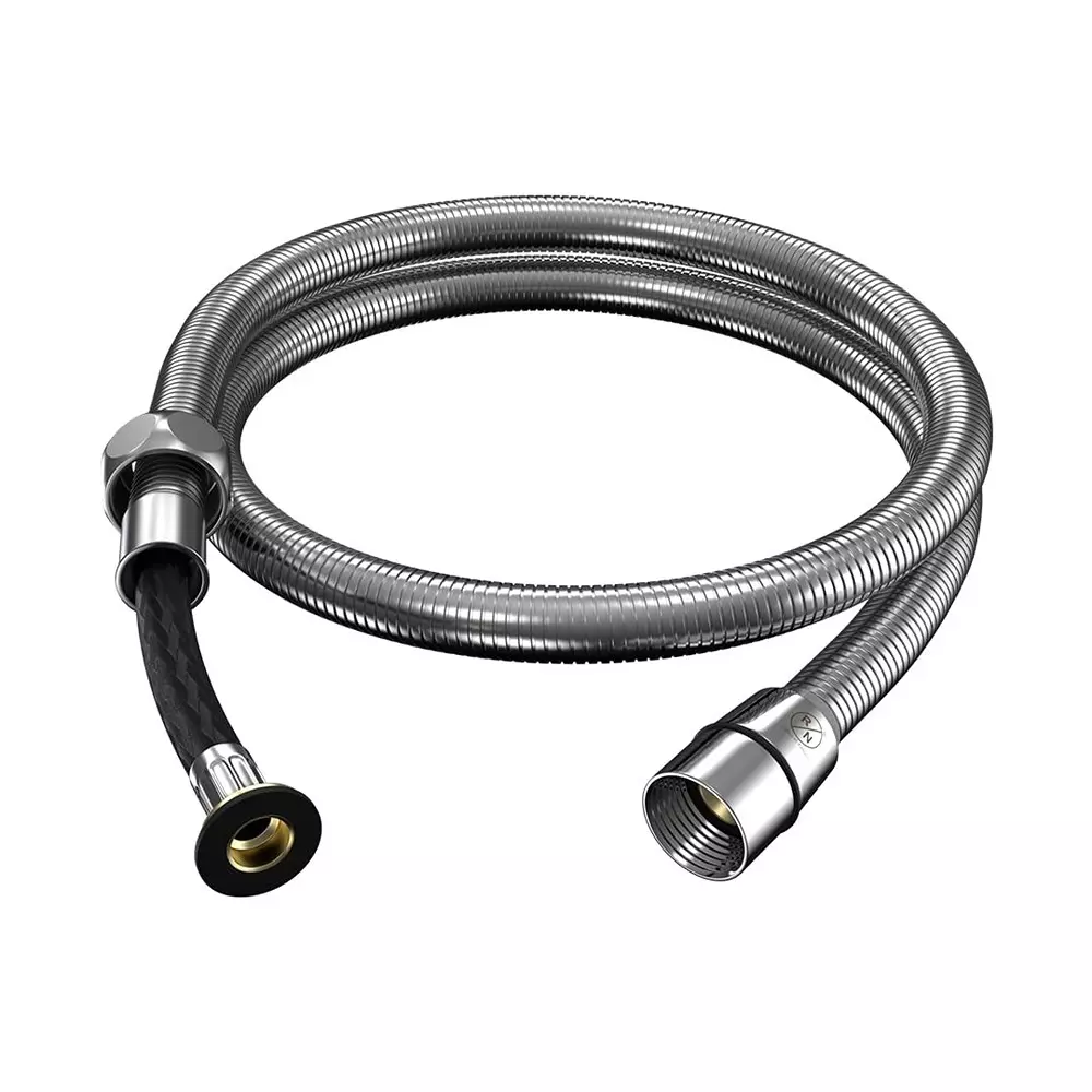 RN Shower Hose Silver Stainless Steel SS 304, RNSH61501_ Pack of 100 Pcs (Length: 1.1-1.5 m)