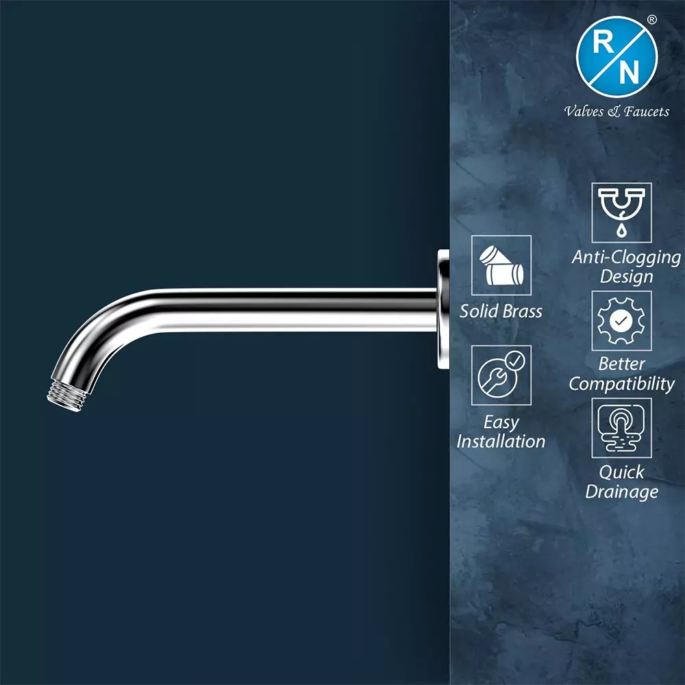rn-shower-arm-chrome-plated-round-stainless-steel-silver-6096-cm-24-inch-rn202a0324-pack-of-60-pcs