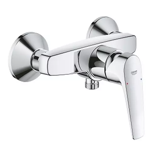 Buy Grohe Bauflow Shower Valve Brass Chrome Finish Silver, 23632000 from Industrybuying.com