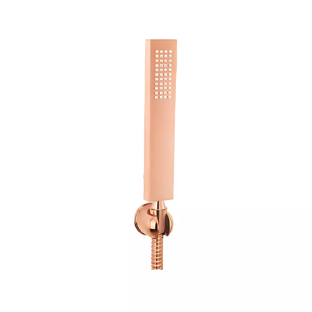Somany Diamante Hand Shower French Collection Rose Gold Finish Metal Body Wall Mount, 272141370061