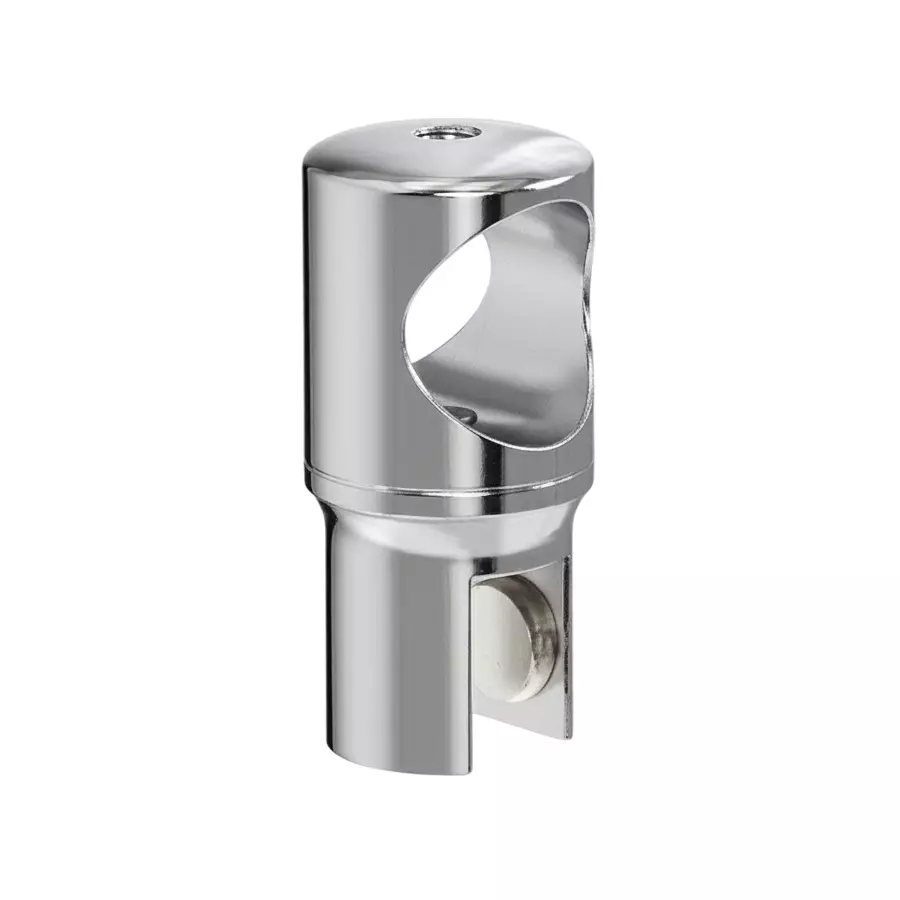 AIDO XL-C Hudroflow X-Series SSH Support Bar Glass Clamp SS Polished, XL-C 5120