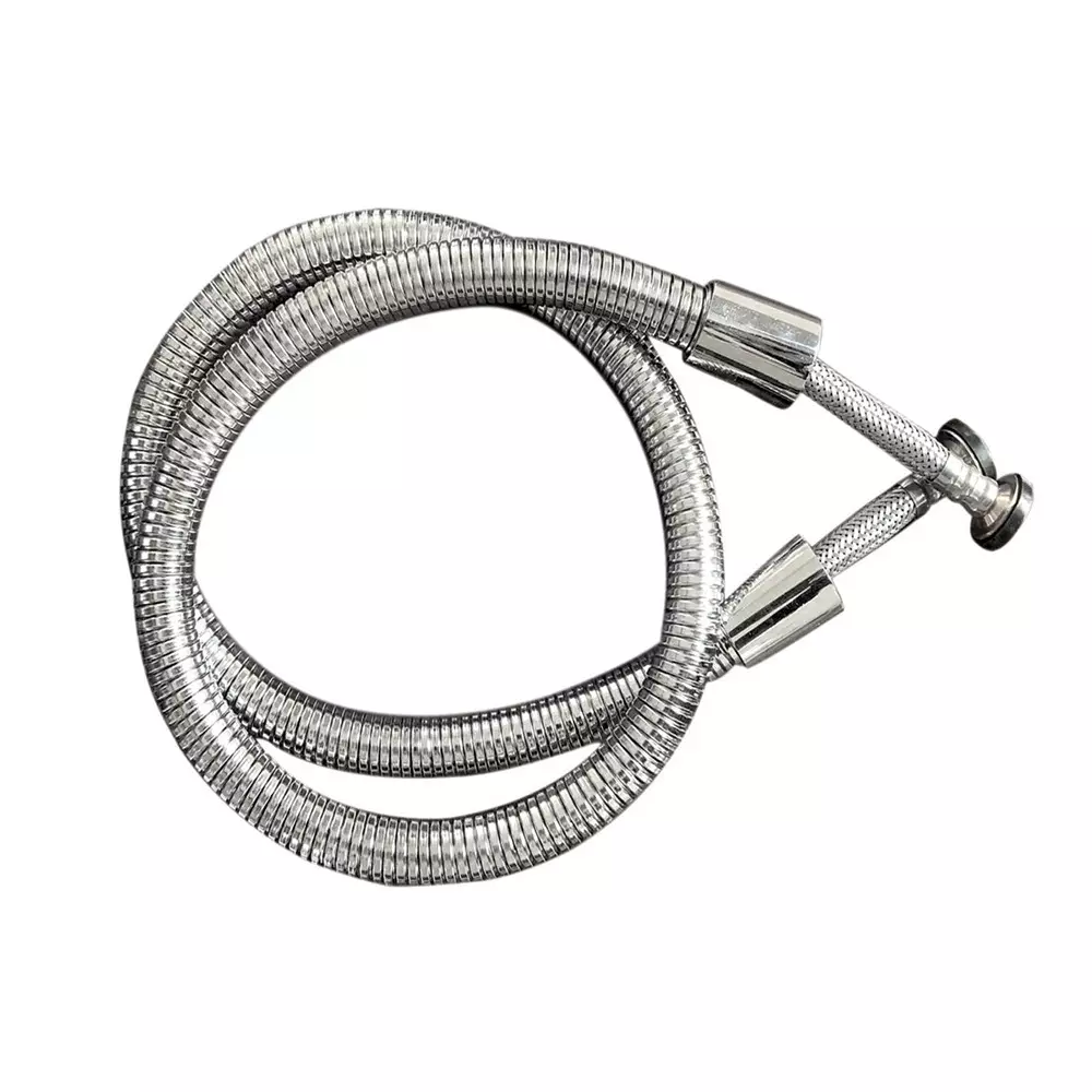 RN Heavy Shower Hose Silver Stainless Steel 1.5 m Length, RNSH621015 (Pack of 10 Pcs)