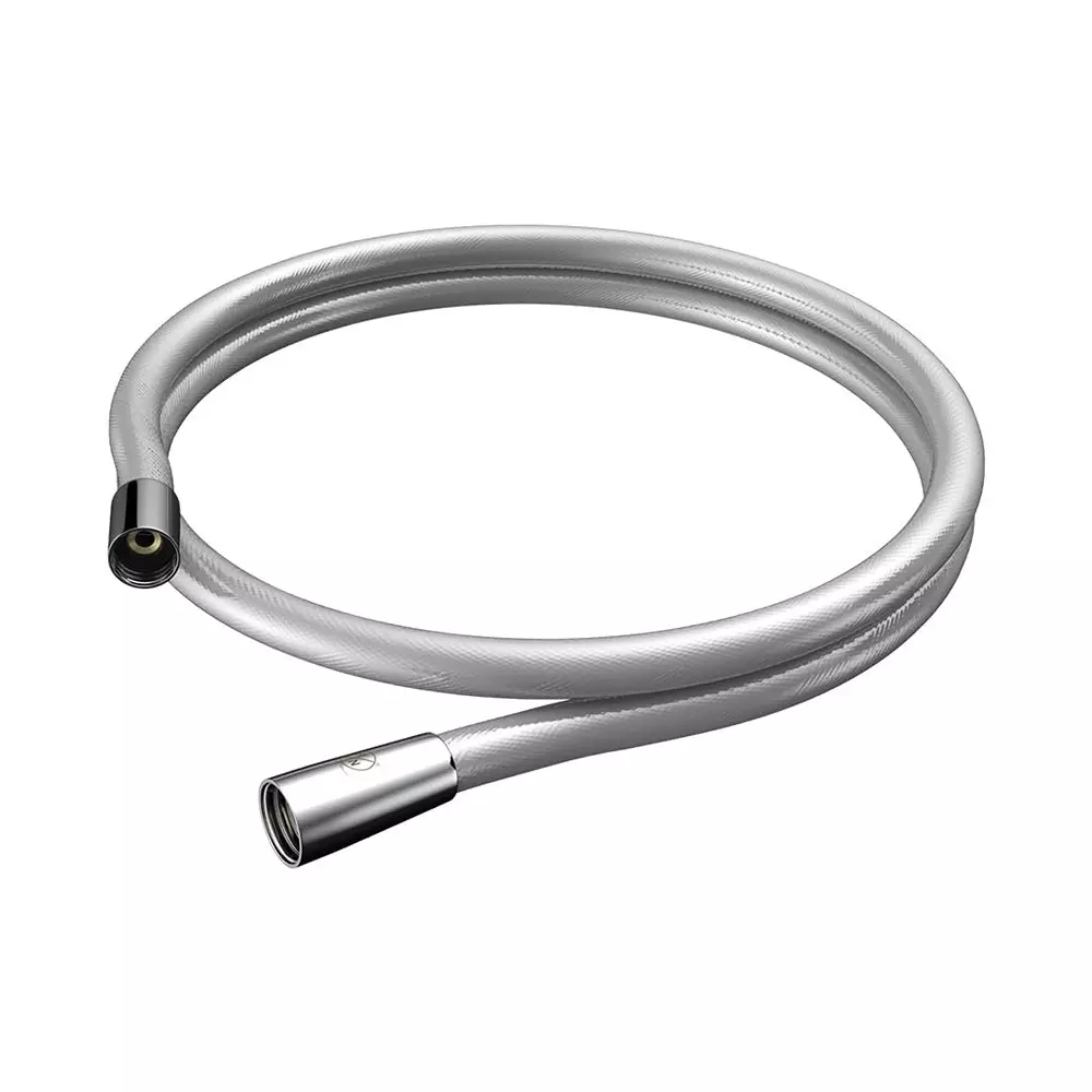 RN High Quality Shower Hose Silver PVC 1.5 m Length, RN6250SLPV (Pack of 100 Pcs)
