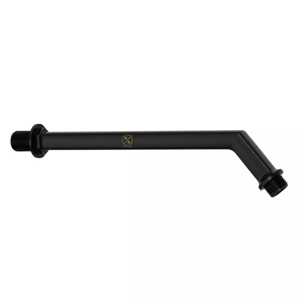 RN Shower Arm Black ABS/PTMT 305 mm (12 inch) Length, RNARM28G01