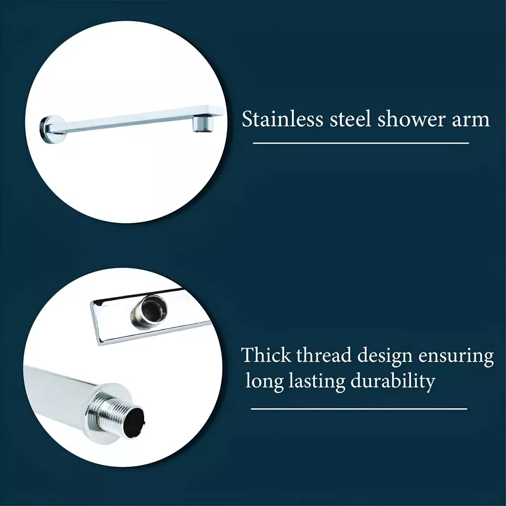 elegant-casa-shower-head-extension-arm-stainless-steel-450-mm-silver