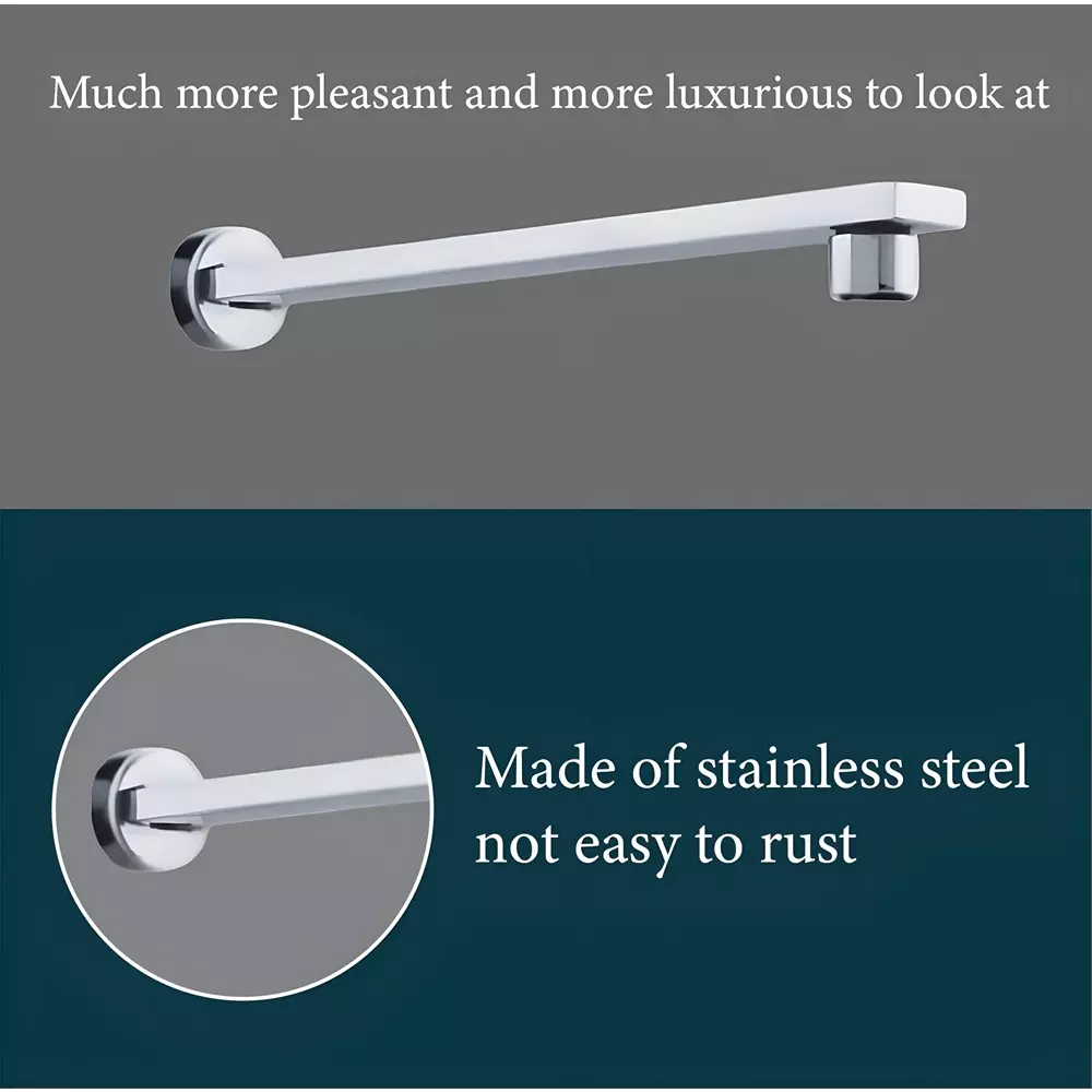elegant-casa-shower-head-extension-arm-stainless-steel-450-mm-silver