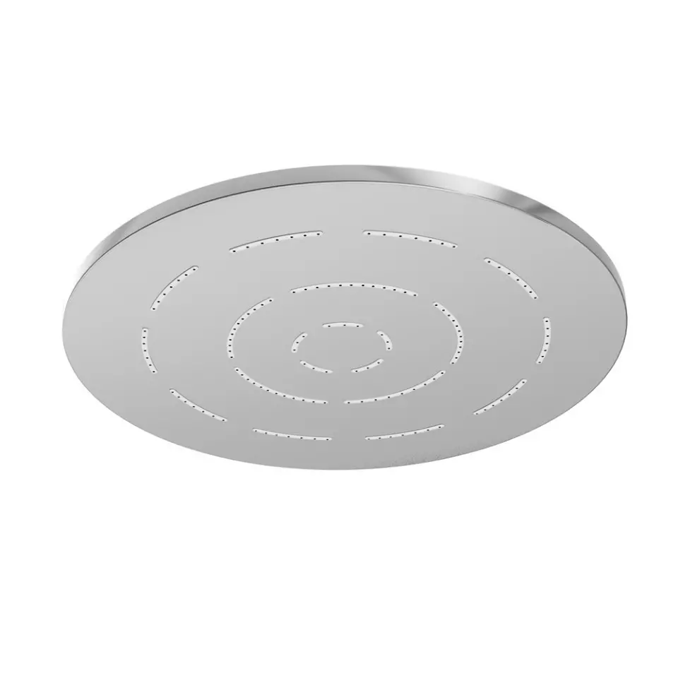 Jaquar Overhead Shower 200 mm Round Stainless Steel Silver Wall Mount, OHS-1613